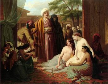 Arab or Arabic people and life. Orientalism oil paintings 392